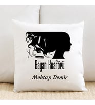 Bayan Kuaförüne Özel İsimli Yastık