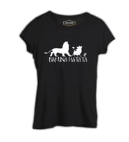 Hakuna Matata - DonT Siyah Kadın Tshirt