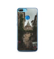 Galata Tasarımlı Süper Şeffaf Silikon Telefon Kılıfı Huawei Honor 9 Lite