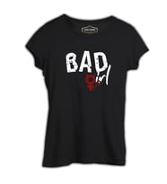 Bad Girl - Sin Siyah Kadın Tshirt