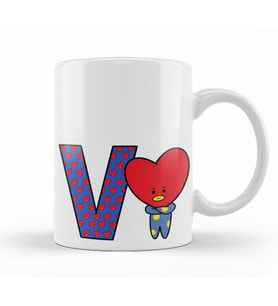 Bts Meets Bt21 V Kupa Bardak Porselen
