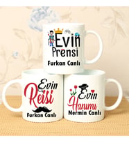 Evin Reisi Evin Hanımı Evin Prensi 3Lü Kupa