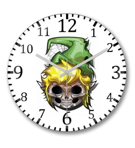 Zelda Game Over Duvar Saati Bombeli Gercek Cam