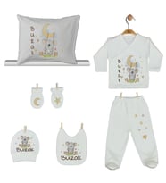Pia Baby Gl 1911-08 İsme Özel Yastık Zıbın Set