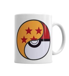 Dragon Ball x Pokemon Kupa Bardak Porselen