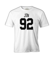 BTS - Jin 92 Beyaz Erkek Tshirt