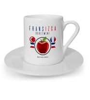 BK Gift Kişiye Özel Fransızca Öğretmeni Türk Kahvesi Fincanı  2