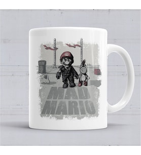 Mad Mario Kupa Bardak Porselen