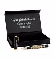 Kişiye Özel Osmanlı Devlet Armalı Kalem ve Kutu