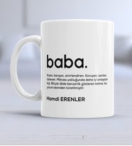 Fotoğraflı Babaya Hediye Kupa Bardak