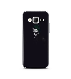 Joker Tasarım Süper Şeffaf Silikon Telefon Kılıfı Samsung Core Prime