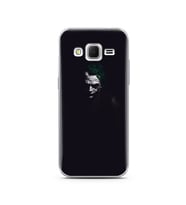 Joker Tasarım Süper Şeffaf Silikon Telefon Kılıfı Samsung Core Prime