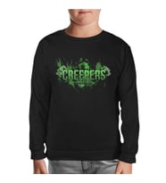 Minecraft - Creepers Siyah Çocuk Sweatshirt