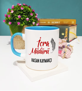 İcra Müdürü Kupa Bardak Mavi