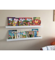 Two mdf montessori kitaplık raf