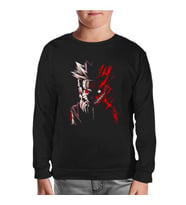 Naruto - Storm Siyah Çocuk Sweatshirt