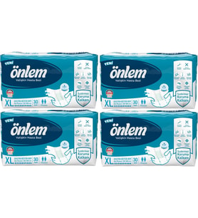 Önlem Hasta Bezi Bel Bantlı Tekstil Yüzey XL Ekstra Büyük 120 Adet