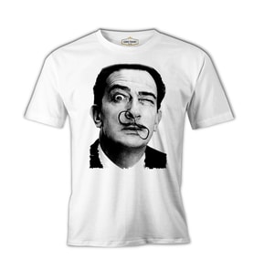 Salvador Dali Beyaz Erkek Tshirt