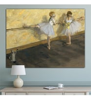 Edgar Degas Dancers in Barre Kanvas Tablo
