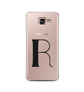 Samsung A7 (2016) Harf Tasarımlı Telefon Kılıfı R-Harfi 