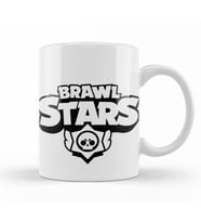 Brawl Stars Logo  Kupa Bardak Porselen