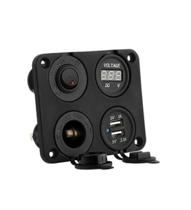 Tekne Yat Araba Kamyon ATV Motosiklet Düğme Anahtarı 4 panelli taban 