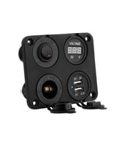 Tekne Yat Araba Kamyon ATV Motosiklet Düğme Anahtarı 4 panelli taban 