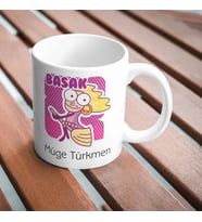 Başak Burcu Kupa Bardak (Çok Renkli)