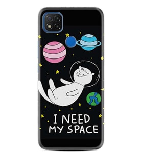 Kılıfland Xiaomi Redmi 9C Kılıf Silikon Resimli Kapak I Need My Space Stok 918