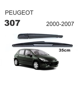 Peugeot 307 Arka Cam Silecek Kolu ve Süpürgesi