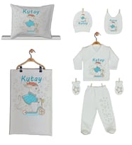 Pia Baby Gl 1926-06 İsme Özel Yastık Battaniye Zıbın Set