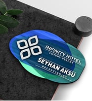 BK Gift Kişiye Özel Ahşap Yaka İsimliği - 8