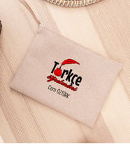 Türkçe Öğretmeni Keten Bez El Çantası