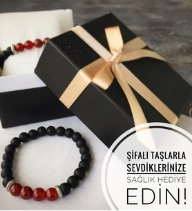 Akik Ve Oniks Taşlı Bileklik, Erkeğe Hediye, Sevgiliye, Sevgililer Günü,  Seni Seviyorum, Babaya Hediye, Babalar Günü, İyi ki Doğdun, Geçmiş Olsun