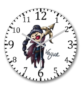 League Of Legends Vayne Duvar Saati Bombeli Gercek Cam