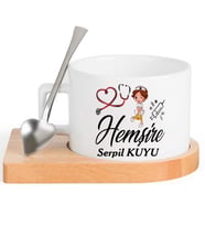 Hemşire  FİNCAN Seti (Beyaz)
