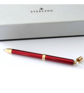 3 Fonksiyonlu Bordo Steel Pen Kalem