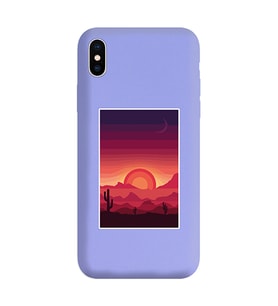 Lila Lansman Telefon Kılıfı Iphone Xs Max