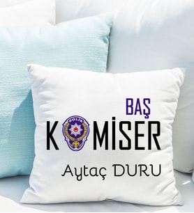 Kişiye Özel Baş Komiser Yastığı