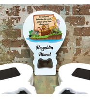 Balon Açacaklı Hediyelik Magnet - Safari Konsept - Bebek, Doğum Günü Hatırası