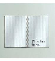 I'll Be There For You Yazılı Spiralli A5 96 Yaprak Çizgisiz Defter