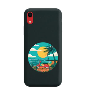 Siyah Lansman Telefon Kılıfı Iphone XR