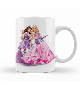 Barbie  Kupa  Bardak Porselen