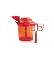 Tupperware Ekstra Şef Siyah Dilimleyici Doğrayıcı (Kırmızı)