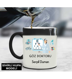 Göz Doktoruna  Kupa Bardağı Sihirli