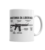 Anatomia da Liberdade Kupa Bardak Porselen