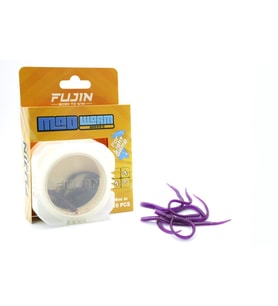 Fujin Mad Worm 9cm LRF Silikonu Glow Purple