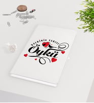 BK Gift Kişiye Özel Sevgililer Günü Beyaz Defter-128