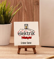 Elektrik Teknisyenine Hediye Taş Dekor
