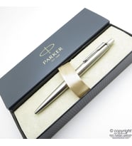 Parker Jotter Metal SS CT Tükenmez Kalem  İsme Özel Kalem  Hediyelik Kalem